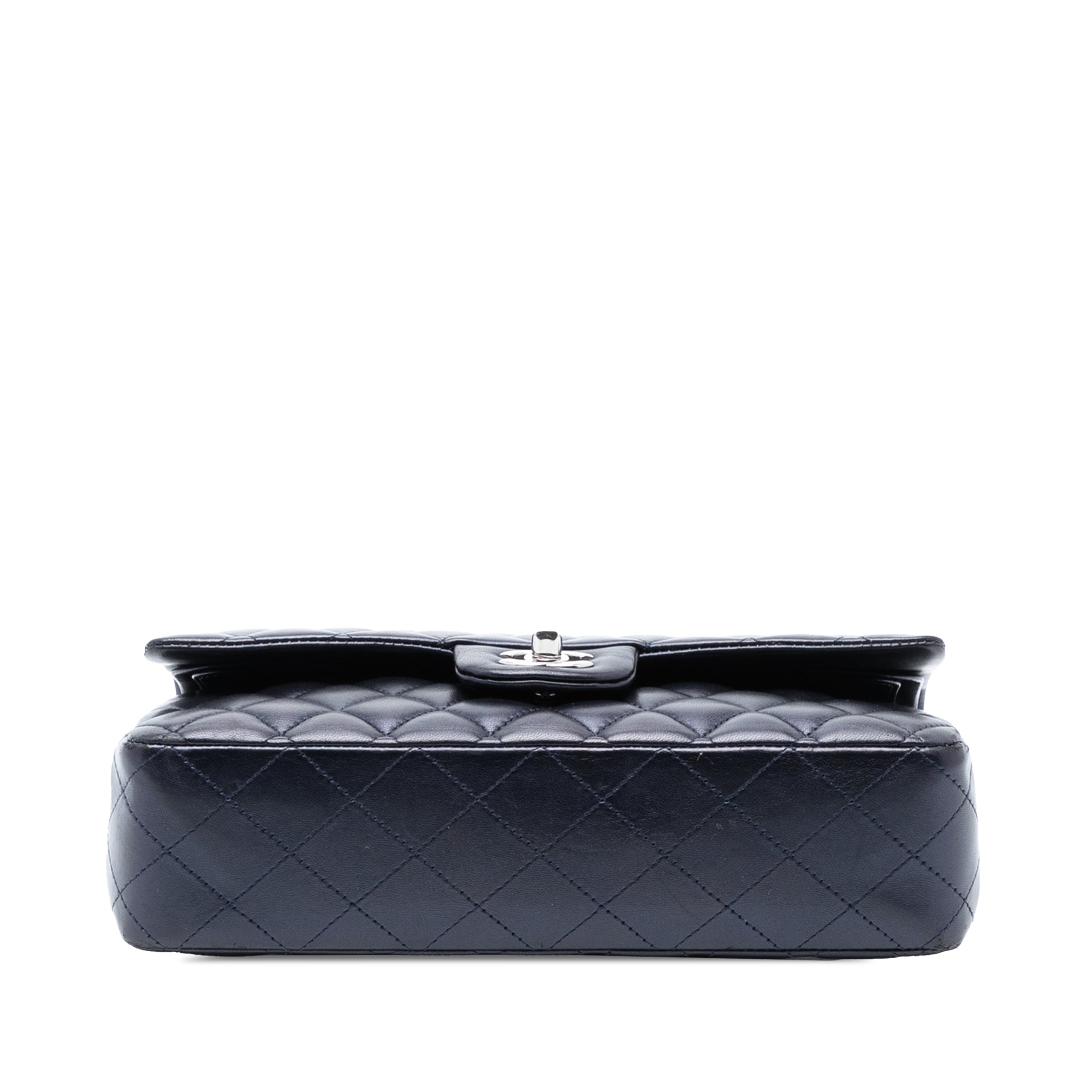 Chanel Chanel Classica Media Blu Scuro Iridescente Borse, Novità, Prodotti