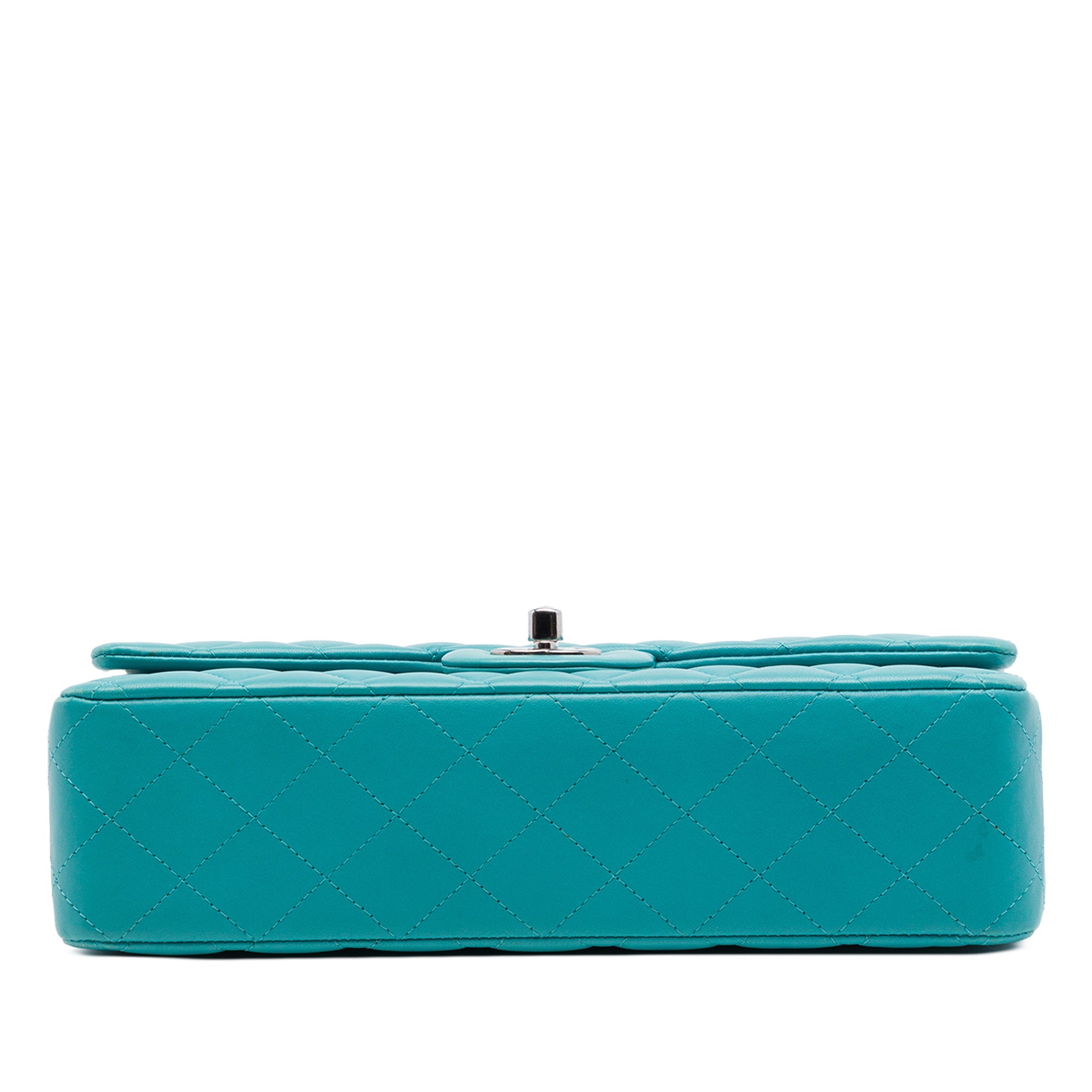 Chanel Classic 11.12 media turchese
