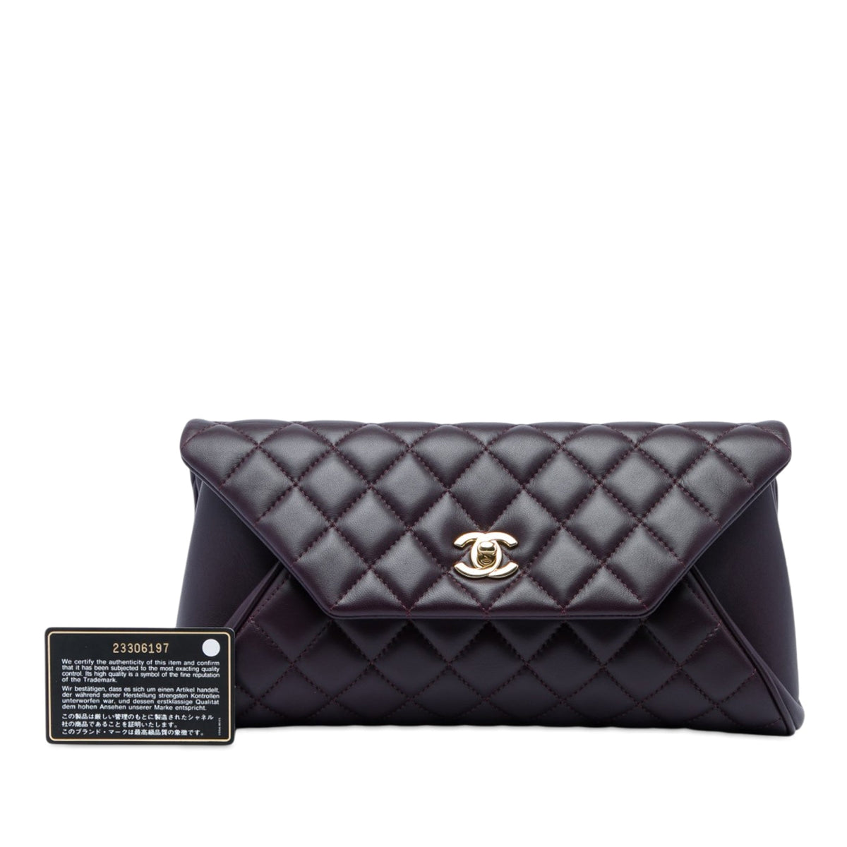 Chanel Fold Up Again Clutch
