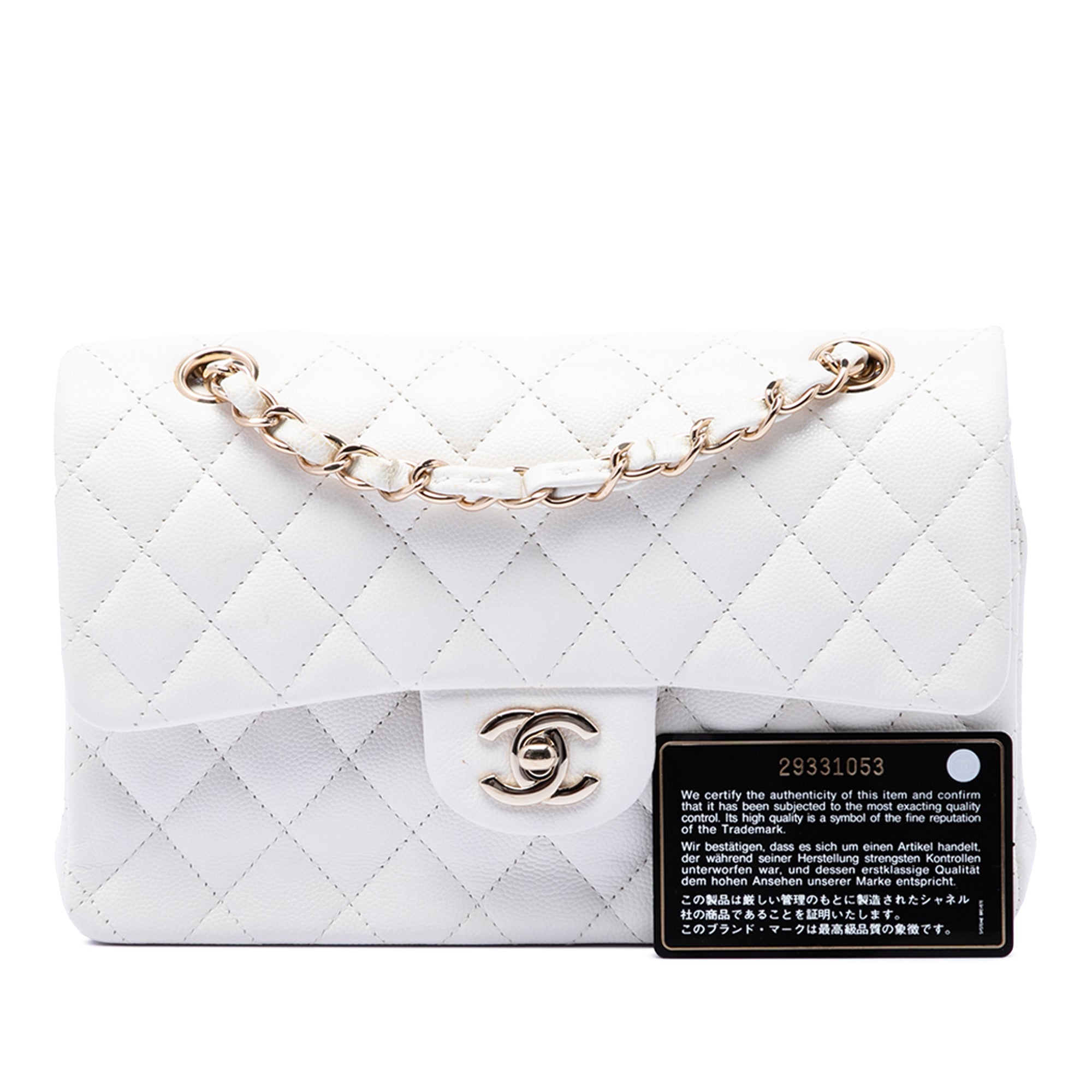 Chanel 11:12 Classic  Caviar Small