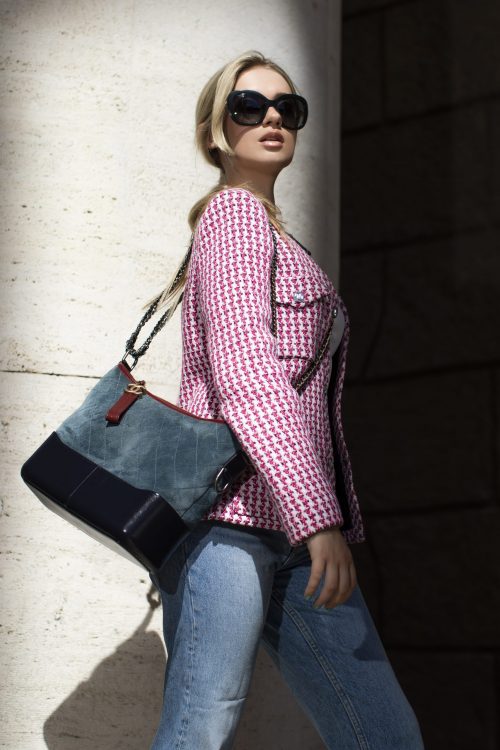 Chanel Hobo Gabrielle Tricolor