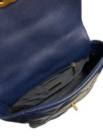 Borsa chanel 19 grande blue in pelle