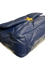 Borsa chanel 19 grande blue in pelle
