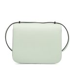 Borsa Hermès Mini Constance 18 Mirror Chevrè Verso vert frizz