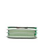 Borsa Hermès Mini Constance 18 Mirror Chevrè Verso vert frizz
