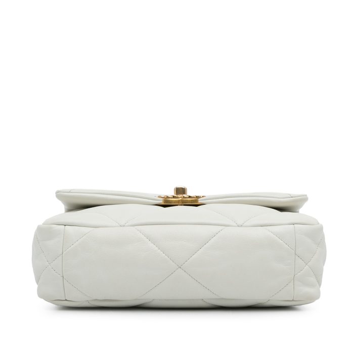 borsa chanel 19 bianco