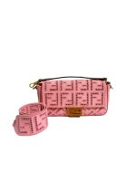 Borsa Fendi Baguette Tela Ricamata FF