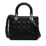 Borsa Lady Dior media nero