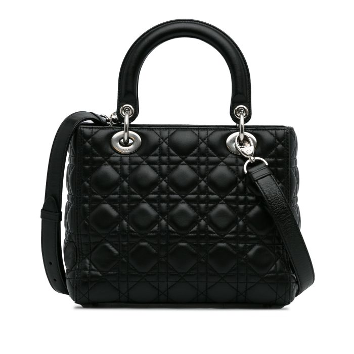 Borsa Lady Dior media nero