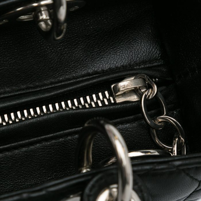 Borsa Lady Dior media nero