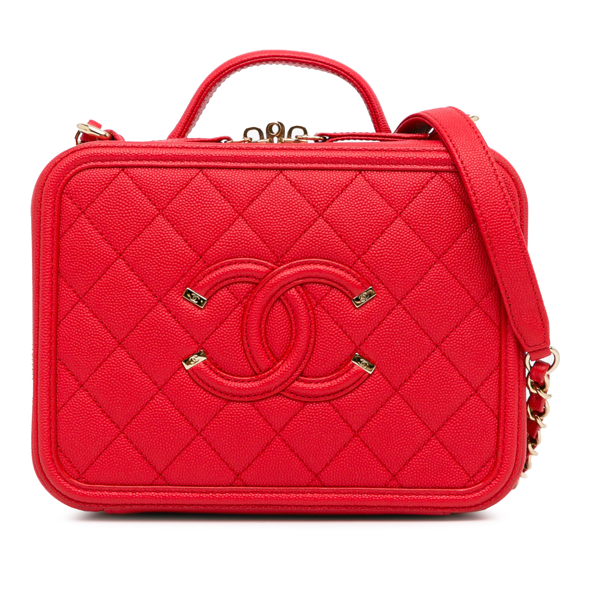 Borsa Chanel Vanity CC filgree