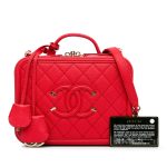 Borsa Chanel Vanity CC filgree