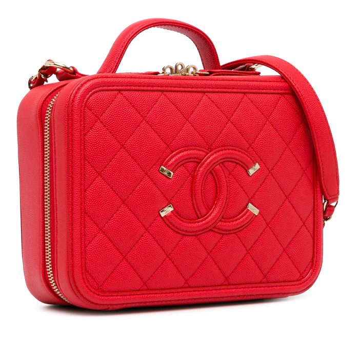 Borsa Chanel Vanity CC filgree