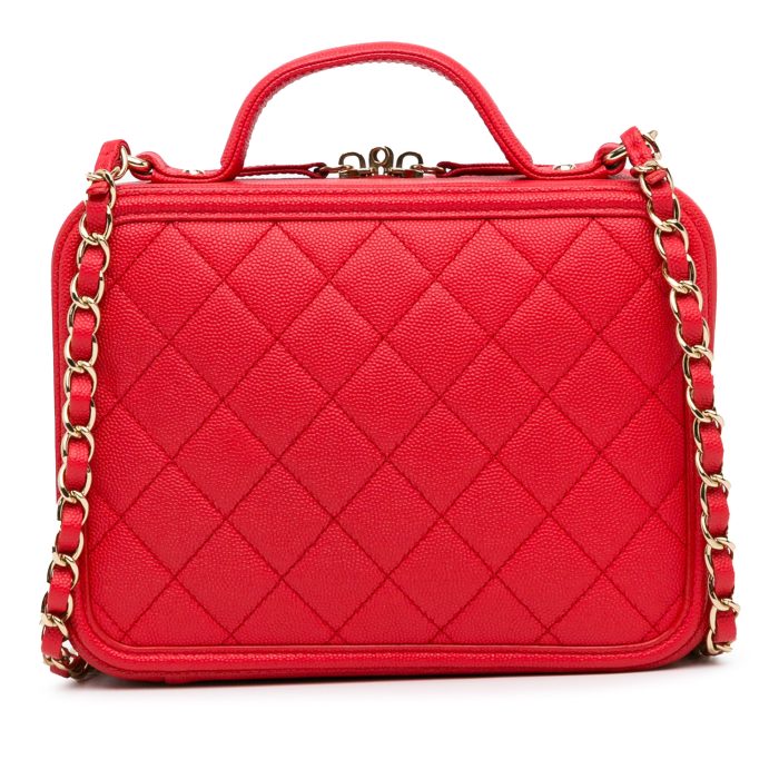 Borsa Chanel Vanity CC filgree