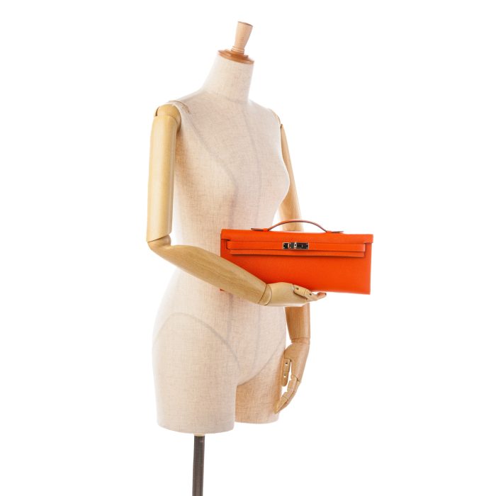 Borsa Hermès Kelly Cut Orange