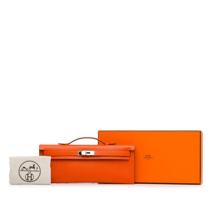Borsa Hermès Kelly Cut Orange