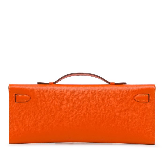 Borsa Hermès Kelly Cut Orange Epsom