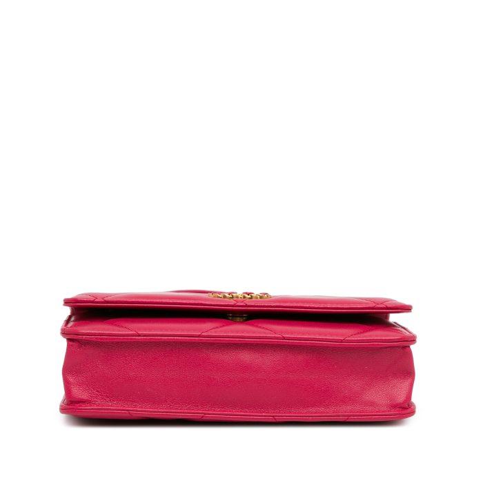 borsa Chanel 19 woc fucsia