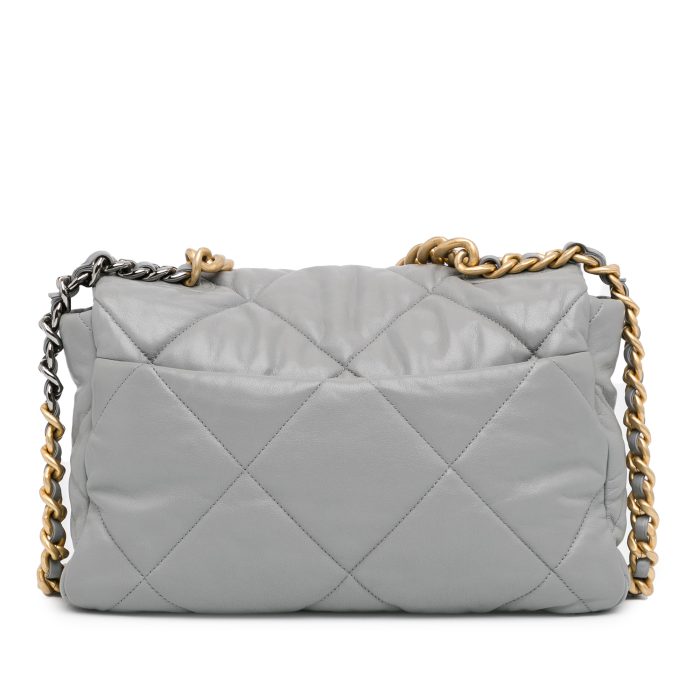 Borsa Chanel 19 grande Grey