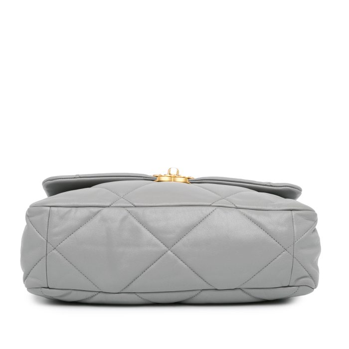 Borsa Chanel 19 grande Grey