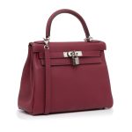 Borsa Hermès Kelly 28 Togo Rouge Grenat