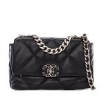 Borsa Chanel 19 media Nero Phw