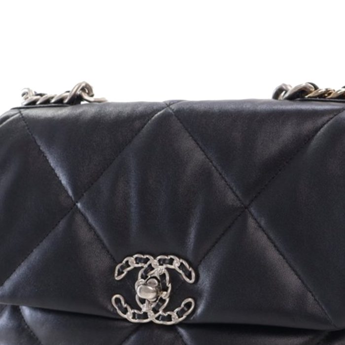 Borsa Chanel 19 media Nero Phw