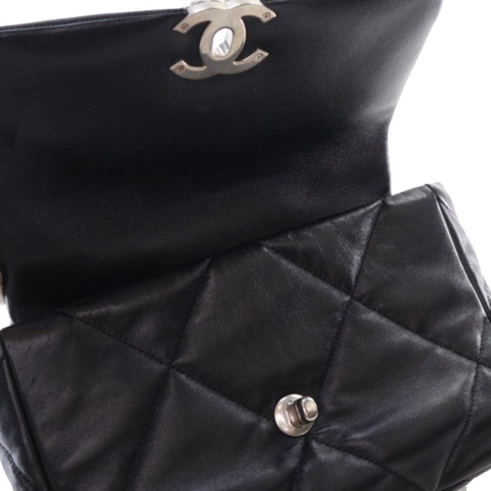 Borsa Chanel 19 media Nero Phw