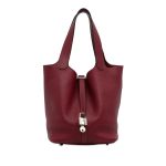 Hermès Picotin Lock 22 Rouge grenat