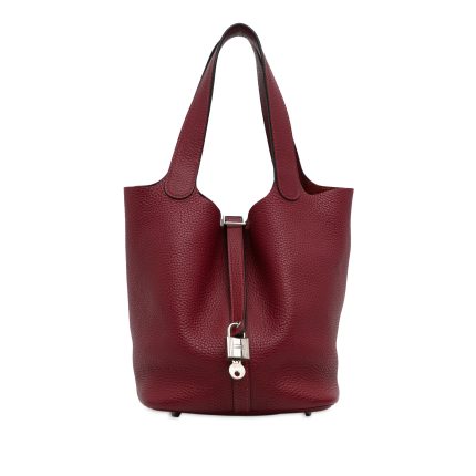 Hermès Picotin Lock 22 Rouge grenat