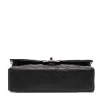 Chanel Classica media nera caviar