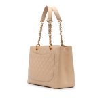 Chanel Grand Shopping Tote Caviar beige
