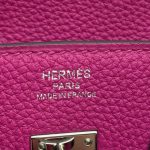 Hermès Birkin 25 Togo Rose pourpre PHW
