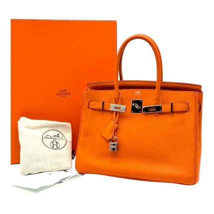 Hermés Birkin 30 Orange Phw