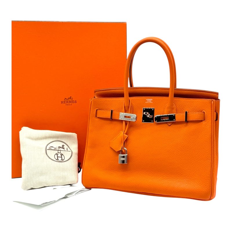 Hermés Birkin 30 Orange Phw