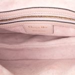 Dior tracolla Saddle rosa chiaro interno