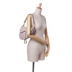 Dior tracolla Saddle rosa chiaro