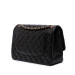 Chanel Classic Jumbo Agnello Nera