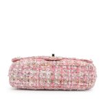 Chanel Tweed Rosa con manico in perle