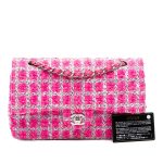 Chanel Classic Flap Bag Tweed Rosa