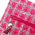Chanel Classic Flap Bag Tweed Rosa