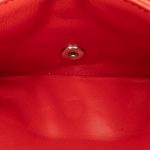 Chanel Classic Media Agnello Red