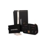 Chanel Mini Rectangular Denim Grafitti