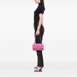 Chanel Classic Flap Bag Tweed Rosa
