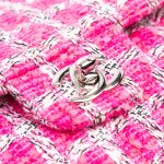 Chanel Classic Flap Bag Tweed Rosa