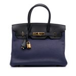 Hermès Birkin 30 Blu Encre & Blu Oscure