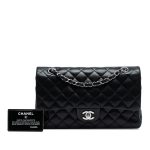 Chanel Classic Flap media nera