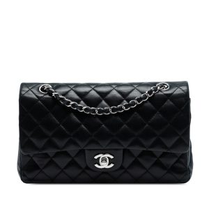 Chanel Classic Flap media nera