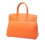 Hermès Birkin 30 Clemence Orange GHW
