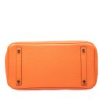 Hermès Birkin 30 Clemence Orange GHW